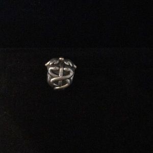 Pandora Two Tone Life Saver Charm with 14K